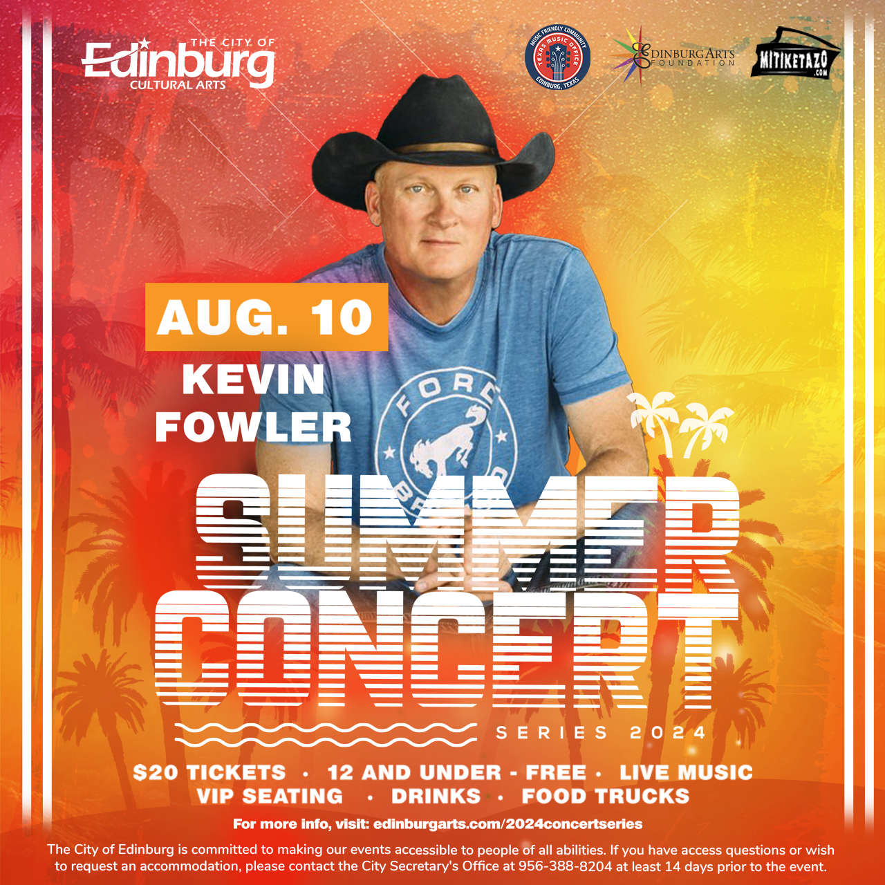 Kevin Fowler <br>General Admission - LAWN